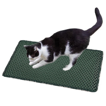 Double Layer Rice Shaped Cat Litter Pad