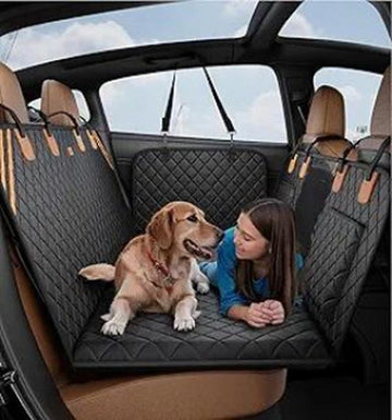Made4Pets Pet Dog Car Back Seat Cover Back Seat Extension Pad Can Bear 400 Pounds Waterproof And Non-slip Dog Car Hammock Eight-layer Hard Bottom With PE Foam Easy To Install And Clean