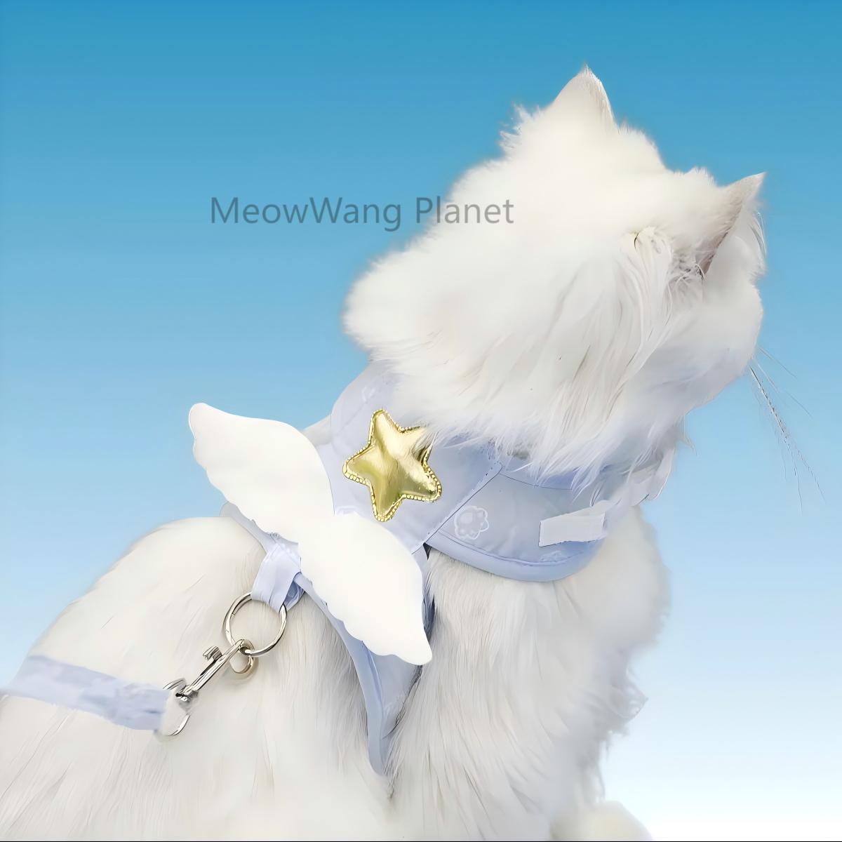 Dog Leash Cat Leash Heavenly Angel Wings Pet Harness Leash Set Luxury Adjustable Vest For Kittens Small Dogs Chic Secure Escape Proof Luxury Pet Gift For Cats Dogs